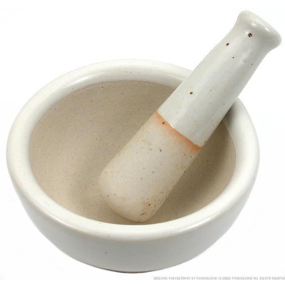 SMALL MORTAR AND PESTLE SET