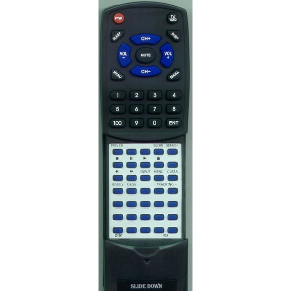 Replacement Remote for RCA 221347, RT221347, VSQS1420, VR337, VR508, VR603AHF, VR327A, VR605HF, VR503A, VR508N