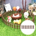 thumbnail image 6 of Miniature Small Fencing DIY Fairy Garden Mini House Garden Decoravie Fence, 6 of 6