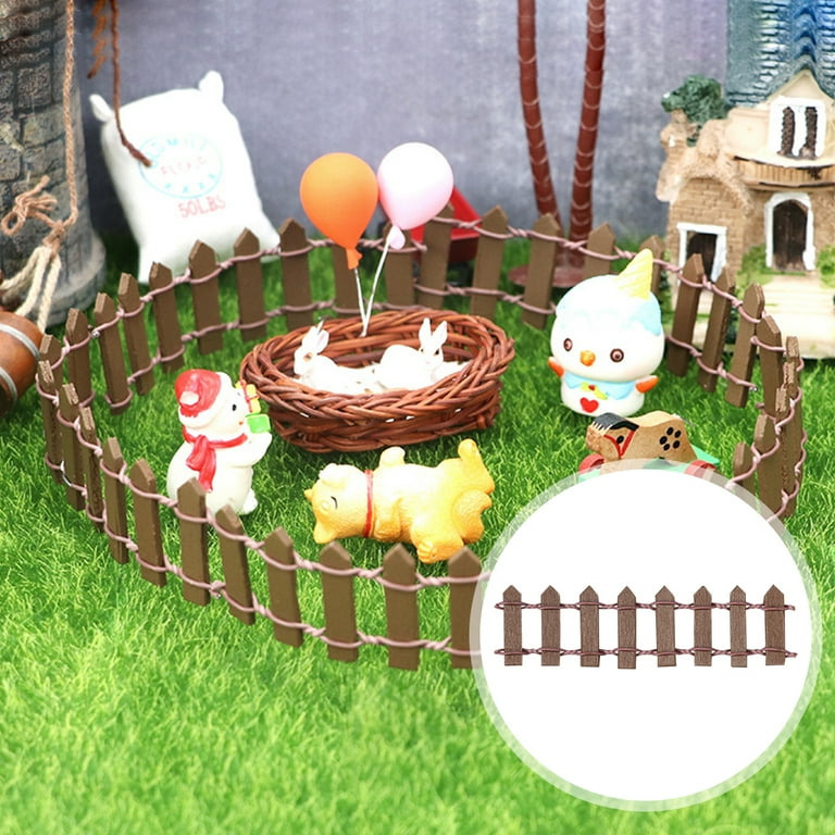 Miniature Small Fencing DIY Fairy Garden Mini House Garden