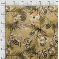 thumbnail image 3 of oneOone Velvet Light Brown Fabric Florals Fabric For Sewing Printed Craft Fabric By The Yard 58 Inch Wide, 3 of 6