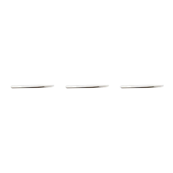 Seitruly Pinzas para pestañas, pinzas para cejas de punta recta antiestática de acero inoxidable, suministros para pestañas resistentes al Type1 NO1
