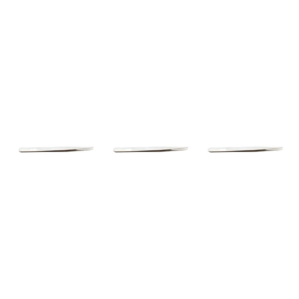 Vogacara Pinzas para pestañas, pinzas para cejas de punta recta antiestática de acero inoxidable, suministros para pestañas resistentes al Type1 NO1