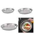 thumbnail image 5 of For Stainless Steel Barbecue Plate Outdoor Baking Tray Korean Style Grill Pan for Indoor Induction Cooking (17.5cm/20cm/23.2cm), 5 of 8