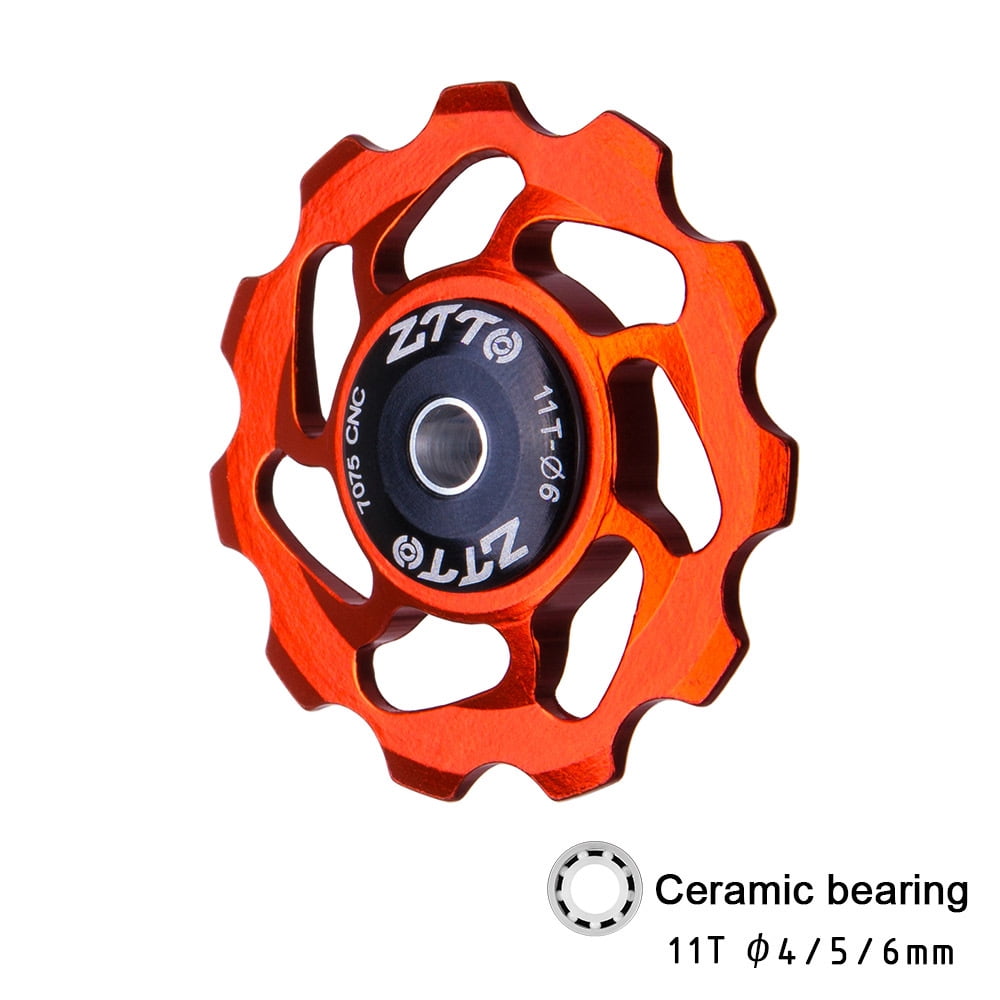 ZTTO 11T MTB Ceramic Bearings Jockey Wheel Pulley Road Bicycle Derailleur P9S5