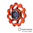 thumbnail image 1 of Rodillo de guía ZTTO 11T MTB Bicicleta Trasero Patín Rueda De Rodamiento De Cerámica Polea CNC Guía de Bicicleta de Carretera Rueda de Rodillo 4mm 5mm 6mm ZTTO Rodillo de guía, 1 of 6