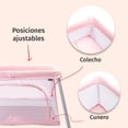 thumbnail image 3 of Cuna Corral Aeiou C93 Viajero Compacto Rosa, 3 of 5