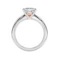 thumbnail image 3 of BEST Jewel 1.5 Ct Princess Cut Moissanite Engagement Ring for Women - 14K White Gold Plated Ring - Moissanite Anniversary Ring - Bridal Wedding Jewelry - Two Tone Ring - As Per Image, 3 of 4