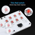 thumbnail image 3 of Mini Juego Lucha Arcade Stick Joystick RGB Personalizado para PS4/PS3/Switch/PC, 3 of 9
