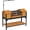 Yellow, variant on GlowPlume Tortoise Habitat with Adjustable Lamp Holder, Wooden Tortoise Enclosure with Storage Shelf, Dual Main Houses, Attached Tray, Openable Lid, Gray
