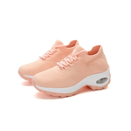 

Avamo Womens Sock Sneakers Mesh Air Cushion Platform Loafers Ladies Fashion Walking Slip on Shoes