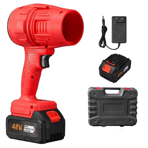 Seese Cordless Leaf Blower, Handheld Turbo Jet Blower, Lightweight Cordless Turbo Super Power Air Duster, Storm Industries Jet Blower, Violent Turbofan Turbo Blower with Battery and Charger
