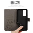 thumbnail image 5 of Oppo FIND X3 NEO Schutzhülle Hülle - mit Blumenmuster und Kartenfach, 5 of 5