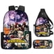 thumbnail image 4 of My Hero Academia anime mochila infantil 3D poliéster a prueba de agua niño niña Kit de mochila escolar para estudiantes estuche de lápices bolsa de pecho 3pcs, 4 of 4