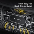 thumbnail image 3 of ESSAGER Soporte para teléfono Gravity Air Vent Clip Antideslizante para iPhone Smartphone Hugtrwg Nuevos Originales, 3 of 9