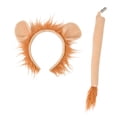 thumbnail image 2 of Conjunto de orejas y cola de león, disfraz de león de Halloween para festivales de niños y niñas, 2 of 9