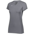 thumbnail image 2 of Ladies TruHit Short Sleeve Jersey - L / GRAPHITE by HIGH FIVE, 2 of 5