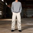 thumbnail image 7 of Men's Versatile Breathable Outdoor Hiking Pants, Quick-Dry Lightweight Cargo Pants with Pockets for Travel, Fishing and Spring Adventures,Beige,L, 7 of 7
