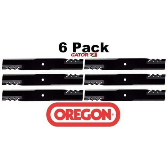 Oregon 6 Pack 396-730 G6 Gator Mulcher Blade for John Deere TCU15881 M144196