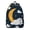 Black-88, variant on Gothic Starry Night Backpack, Lightweight School Bag with Celestial Astrology Print and Golden Sun Pattern