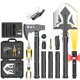 thumbnail image 1 of Pala plegable para exteriores, hacha de acampada, kits de supervivencia portátiles con linterna, 1 of 8