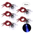 thumbnail image 2 of Diodo con cable, 50 unidades de diodo con cable, diodo luminoso con cable, diodo emisor de luz LED con cable, funcionamiento suave, 2 of 8