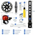 thumbnail image 7 of Bike Training Wheels for 12 14 16 18 20 Inch Kids Bikes, Heavy-Duty Bicycle Training Wheels Flash Bike Training Wheels, 7 of 7
