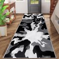 thumbnail image 2 of 2x6 FT Kitchen Runner Rugs Non Skid Washable, Faux Wool Rug Runners for Hallways Bathroom Carpet Runner, Soft Indoor Modern Floor Rug for Entryway Laundry Room, 2 of 11