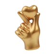 thumbnail image 5 of deevoka Love Sculpture for TV Cabinet Multifunctional Tabletop Decoration Golden, 5 of 9