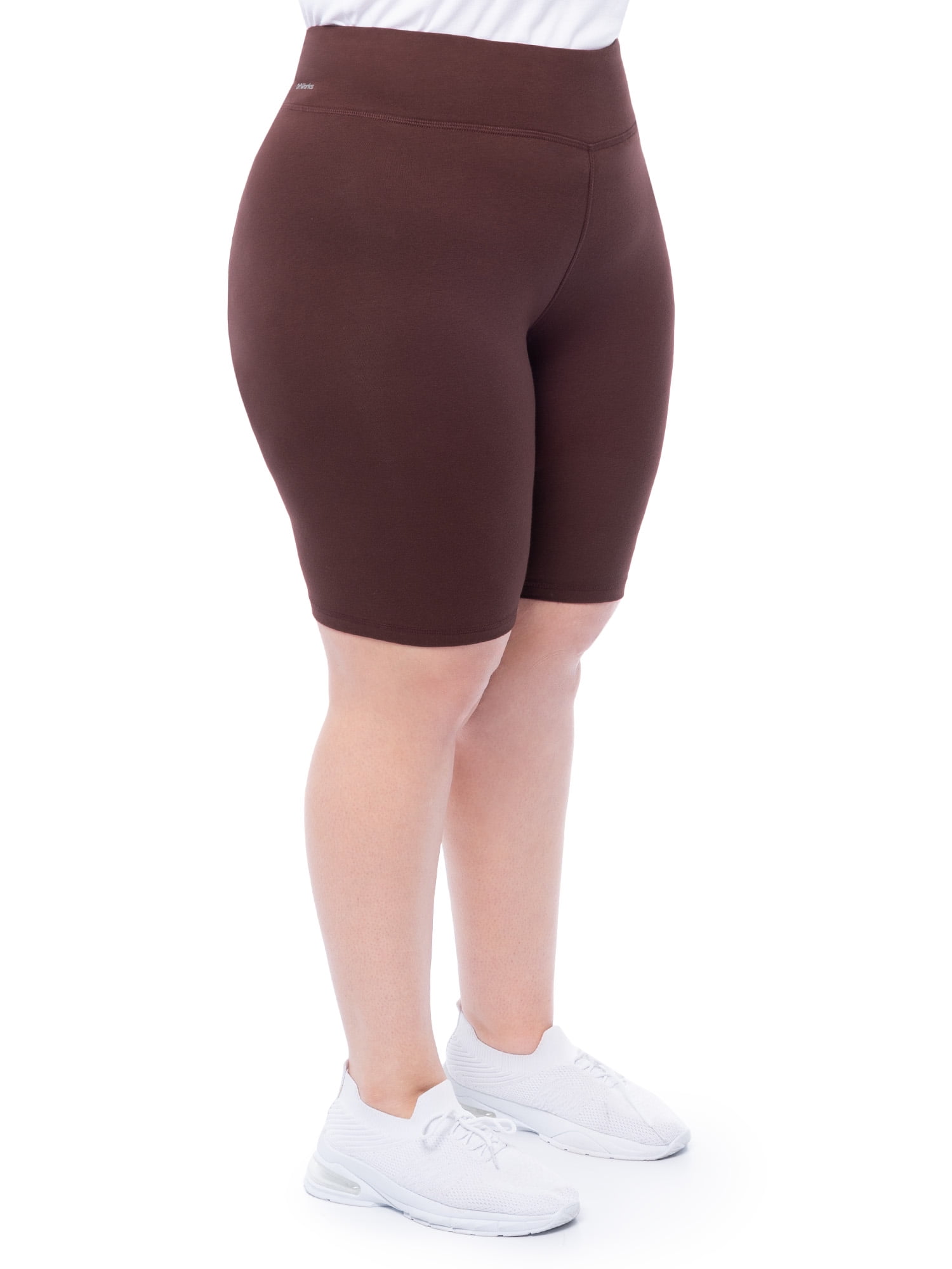 Athletic Works Women's Plus Size Core Active Dri-Works Bike Shorts