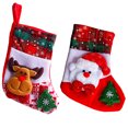 thumbnail image 1 of Medias navideñas, calcetines colgantes navideños para decoración del árbol de la chimenea del hogar, 1 of 5