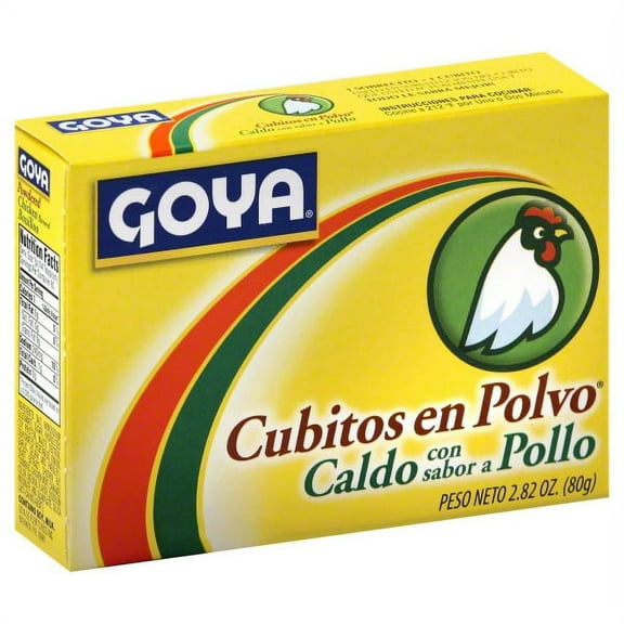 Goya Foods Chicken Bouillon Cubes, 2.82 oz pack of 2