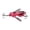 Hot Pink1, variant on Bionic Wasp Topwater Lure 1.89 Inch, Floating Hard Artificial Bait with Ultra-Sharp Carbon Steel Treble Hooks for Freshwater Saltwater Bass Pike Walleye, Fishing, Red