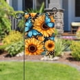 thumbnail image 5 of HemaKeyy Decorative Butterfly Garden Flag - Perfect Outdoor Decor - Premium Polyester, Double Sided Display, Durable & Weather Resistant - Ideal for Patios, Porches and Yards - 28 x 40 Inch, 5 of 6
