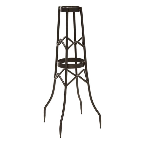 Achla Designs 21.5 In Tall Garden Stand for Toadstool Ornament, Graphite