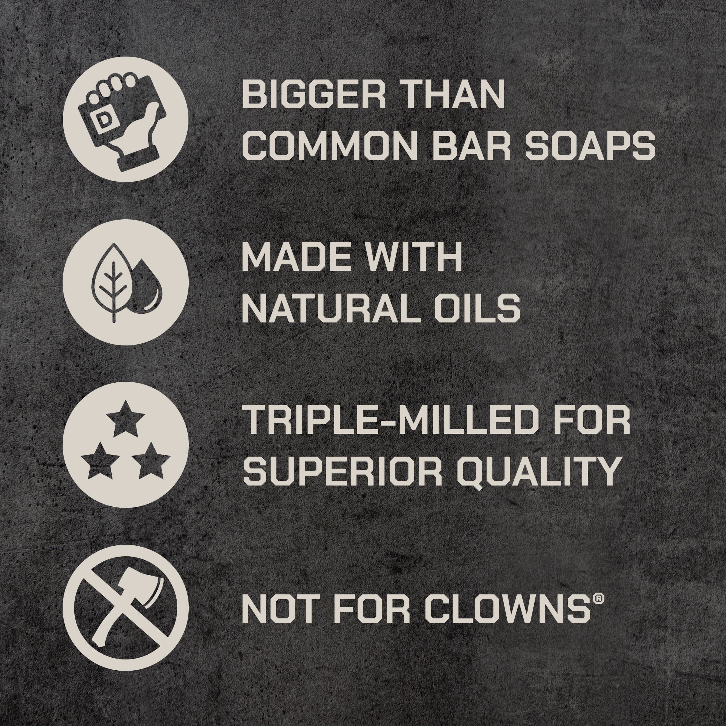 Duke Cannon Big Ass Brick of Soap for Men, Seawolf Scent, 10 oz Bar