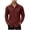 Wine, variant on Cmfcve Button Down Shirts for Men Long Sleeve Solid Office Work Tops Lapel Collar Casual Loose Fit Classic Shirts