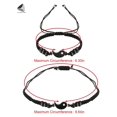 thumbnail image 2 of PULLIMORE 4 Pcs Yin Yang Necklace Bracelect for Couple Friends Best Jewelry Gifts Christmas Anniversary Valentine's Day, 2 of 9