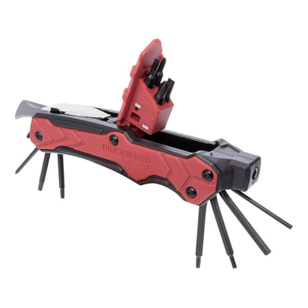 Birchwood Casey Universal Gun Multi-Tool | Durable Versatile Compact Portable Gunsmithing 14-in-1 Tool | Bits Bit Driver Multiple Wrenches Knife & Pin Punch Included