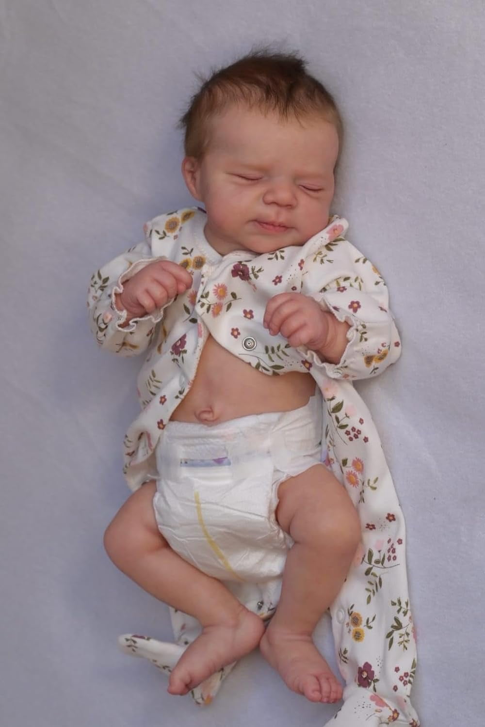 Realistic Reborn Baby Dolls Girl 19-Inch Reborn Doll Vinyl Body Sleeping Newborn Real Life Baby Gifts/Toys