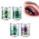 thumbnail image 2 of Purpurina 4 botellas de colores mezclados para cara, cuerpo, ojos, cabello, uñas, Festival, purpurina holográfica gruesa, diferentes tamaños, juego de colores degradados para uñas, 2 of 8