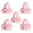 Pink, variant on 5Pcs Mini Plush Easter Bunny Animals Tiny Stuffed Rabbits Soft Miniature Stuffed Animals for Easter Basket Stuffers Egg Fillers DIY Crafts Party Decoration