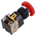 thumbnail image 3 of Push Button,3PCs Emergency Stop Push Push On Off Button Switch Luxury Finish, 3 of 7