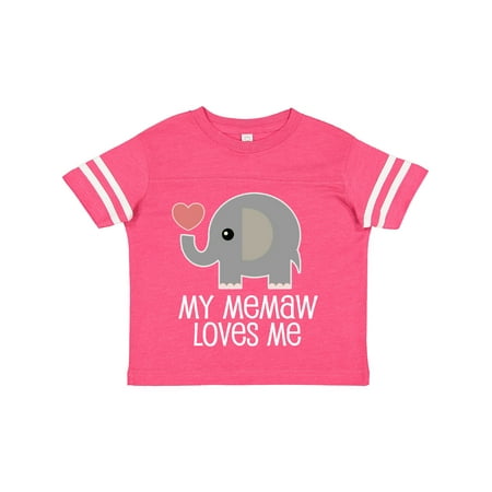

Inktastic Memaw Loves Me Grandchild Gift Toddler Boy or Toddler Girl T-Shirt