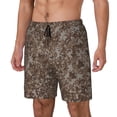 thumbnail image 5 of Mens Corps Camouflage Swimming Trunks with Compression Liner Beach Quick Dry Swim Shorts, 5 of 6