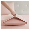 thumbnail image 4 of Bed Sheets, Premier 1800 Series Bed Sheet Set, Deep Pocket, Wrinkle, Fade, Stain Resistant, Luxury Soft Bedding Sheets & Pillowcases, Full, Pink Beige, 4 of 7