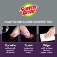 thumbnail image 3 of Scratch-Free Glass Cooktop Pads, Chemical-Free Cleaning, 2 Cleaning Pads, 3 of 13