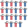 thumbnail image 1 of 22PCS Flag Football Belts, Adjustable Flag Football Set for Sports Training Competition Blue+Red, 1 of 8