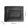 thumbnail image 3 of KOYPTL Dog Crate Bed Washable Dog Beds for Small Dogs Deluxe Thick Faux Fur Fluffy Kennel Pad Anti-Slip Pet Sleeping Mat,Indoor Puppy Mattress Cat Kitten Cute Cushion Fit Crates 18 x 12 Inch, 3 of 7