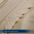 thumbnail image 4 of Bare Home Luxury 4 Piece Duvet Insert + Duvet Cover Set - Premium 1800 Ultra-Soft Brushed Microfiber - Hypoallergenic, Easy Care, Wrinkle Resistant (King, Sand), 4 of 4